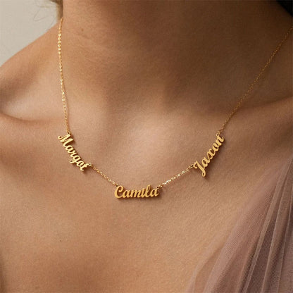 MULTIPLE NAME NAME NECKLACE
