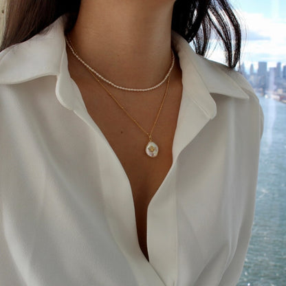 PURE PEARL BASIC NECKLACE